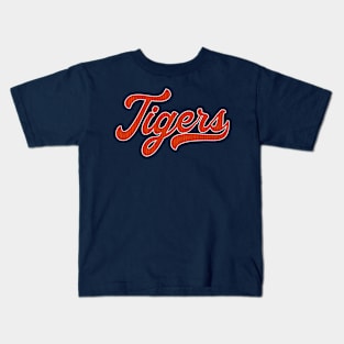 Tigers Embroided Kids T-Shirt